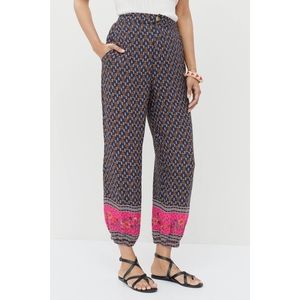 Anthropologie Smocked Baloon-leg High Rise Pants
